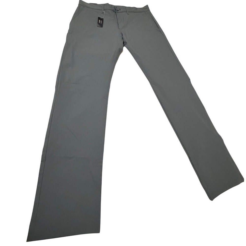 J.Crew Flex Tech Pant Mens 31x32 Slim Fit Slate Gray Performance Chino AA712 NWT